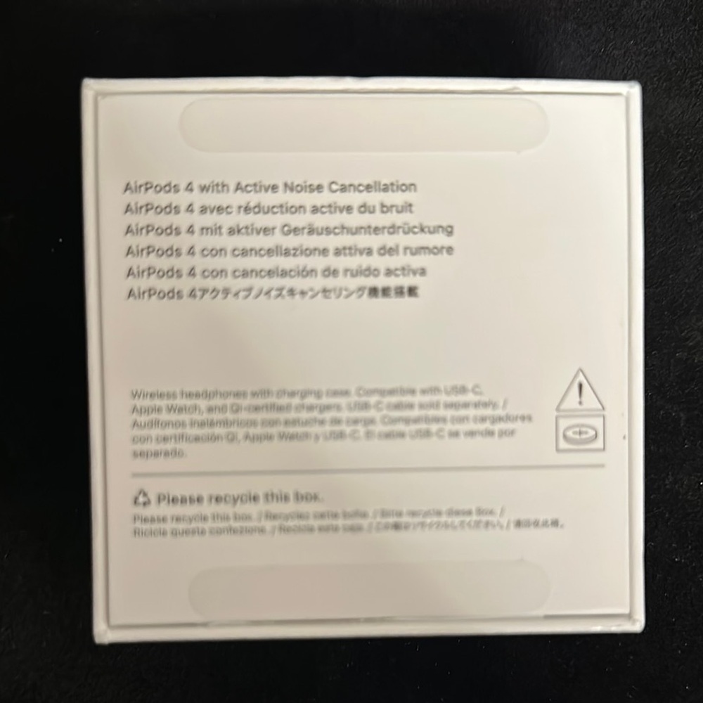 Apple Airpods 4 box ONLY - Picture 2 of 3